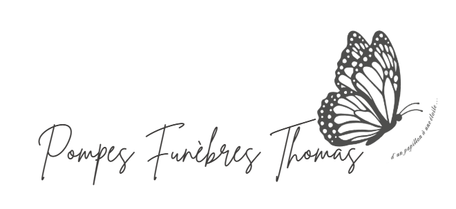 Logo de Pompes Funèbres Thomas d'un papillon à une étoile