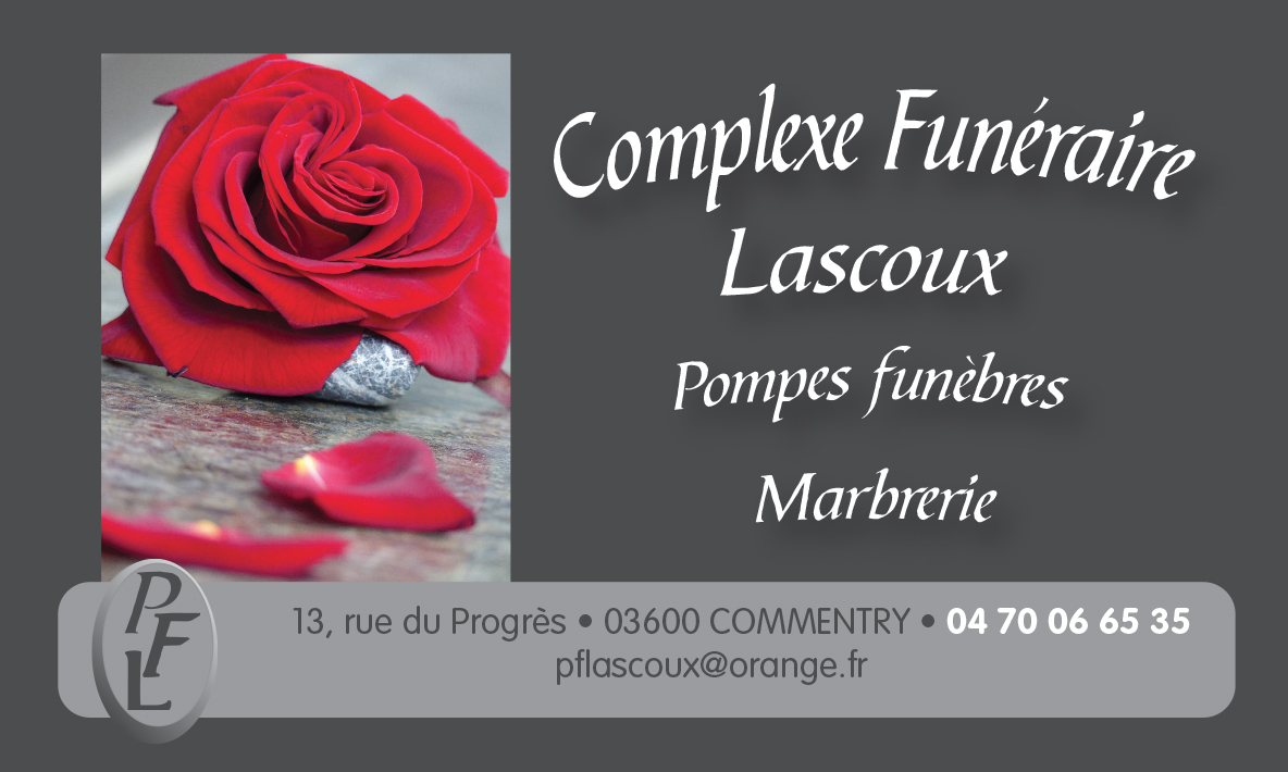 Logo de Pompes Funèbres Marbrerie Lascoux