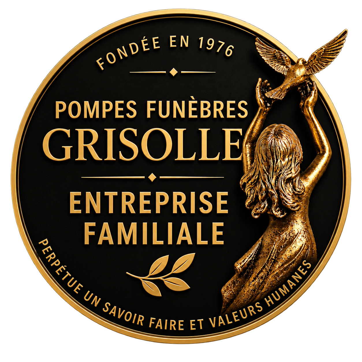 Logo de la pompe funèbre : Pompes Funèbres Grisolle
